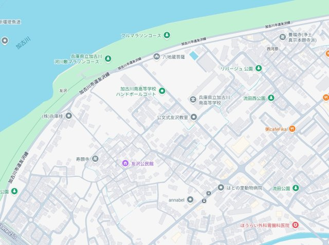 加古川市加古川町友沢　第8期　新築一戸建ての地図