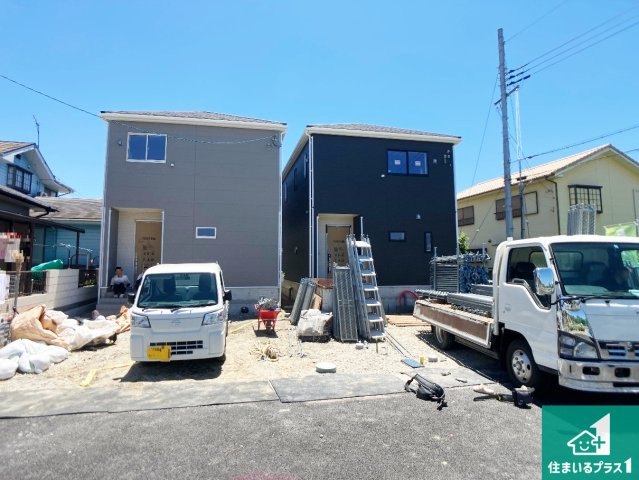 加古川市加古川町友沢　第8期　新築一戸建ての外観|現在建築中！落ち着いた街並みで新生活を始めることが出来そう！周辺の物件も併せてご紹介させて頂きます！