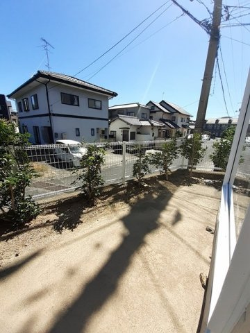 グリーンノートＬの庭|お庭の付いた物件です
