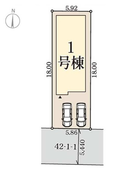 大阪市生野区田島2丁目の区画図