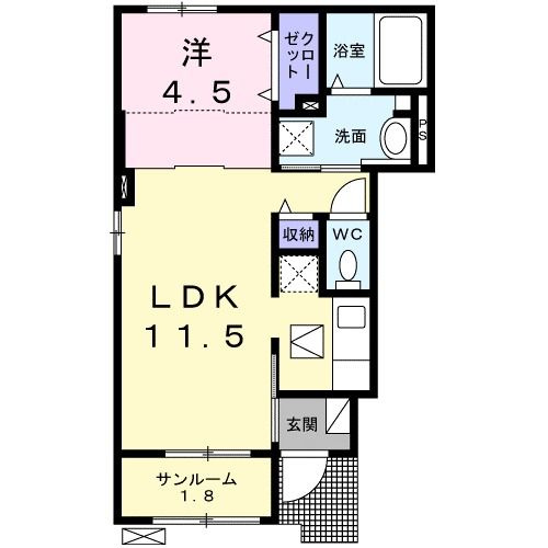 サンシャインの間取り