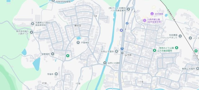 5日(土)6日(日)現地ご見学可能！川西市山下町　限定1邸の地図