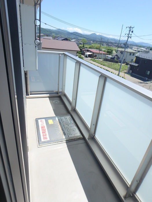 オーベル向中野　Ａのバルコニー