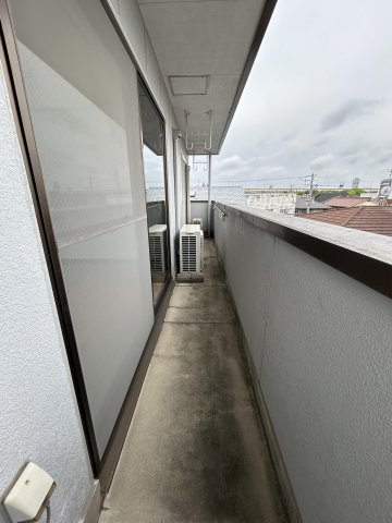 仲介手数料0円！中野町さくらマンションのバルコニー