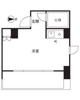 【間取り】 | 鶴田第一ビル