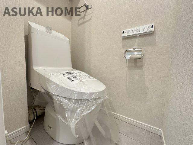 上星川団地２号棟のトイレ|新規交換済♪温水洗浄便座のトイレ設備です。