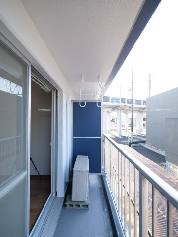 竹田レジデンスAのバルコニー|※写真は別の部屋のものです。