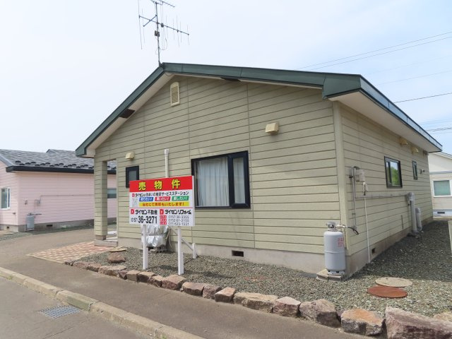 北見市川東２１番地１９　平屋建中古売家の外観|南東側外観です。