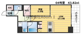 【間取り】 | アーバネックス谷町四丁目