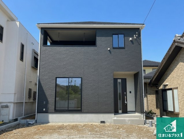 南あわじ市広田広田　第1期　新築一戸建ての外観|周辺は落ち着いた街並みの住宅地！子育てがしやすい住環境です！まだ未完成ですが、現地でしかわからない事もございます。是非一度ご覧ください。