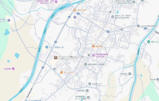 南あわじ市広田広田　第1期　新築一戸建ての地図