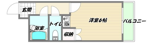 大阪市淀川区三国本町２丁目の賃貸マンションの間取り