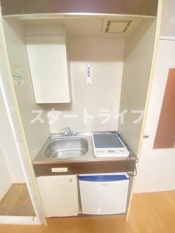 大阪市淀川区三国本町２丁目の賃貸マンションのキッチン
