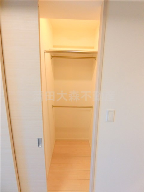 アジールコート蒲田の収納|収納　ウォークインクローゼット！