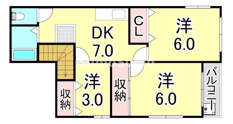 シェークスピア神戸の間取り