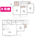 【間取り】 | 沼津市原　B号棟間取り