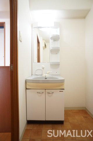 熊本市中央区上通町の賃貸マンションの独立洗面台