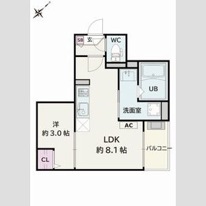 Jack mikawaanjohigashiⅠ　　刈谷市近郊の賃貸ならクラスホーム刈谷店の間取り