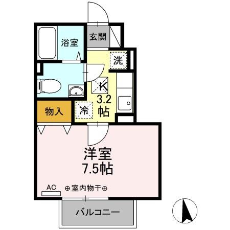 ファミールよこみちの間取り