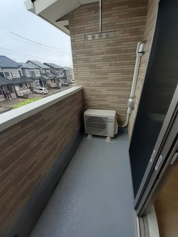ソレイユ　上里のバルコニー