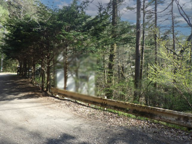 せせらぎの森③の前面道路含む現地写真