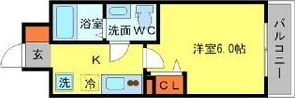 SERENiTE北浜の間取り