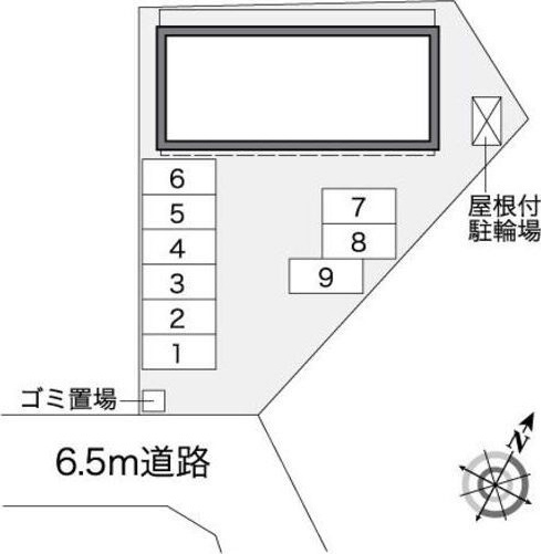 レオパレス平田の駐車場