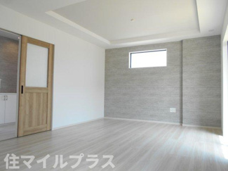 【居間・リビング】 | 郡山市富久山町八山田新築一戸建て2棟 | リビングです