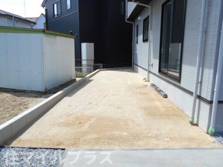 【庭】 | 郡山市富久山町八山田新築一戸建て2棟 | お庭も活用できます