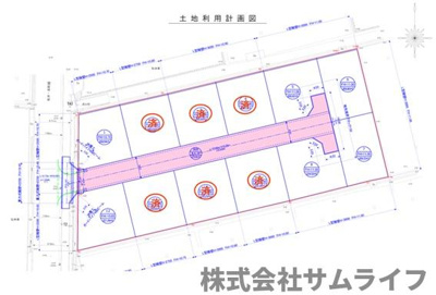 【区画図】 | ガーデンテラスつなわき7号
