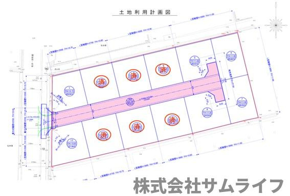 【区画図】 | ガーデンテラスつなわき7号