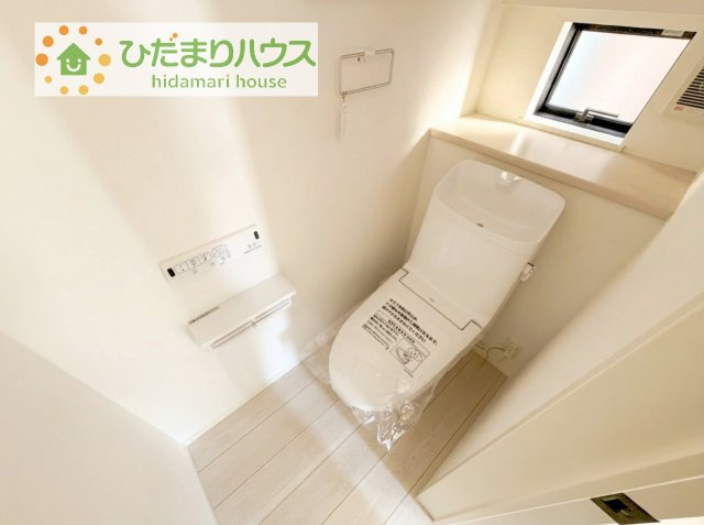 【トイレ】 | 取手市野々井01期　新築戸建 | トイレは1F、2F共に完備！取り合いになることがありませんね(^^)/