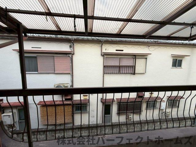 四條畷市中野本町テラスハウスの展望