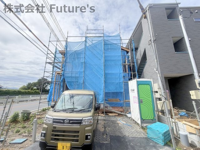 三郷市幸房　新築戸建　全1棟の外観|現地の写真になります。
