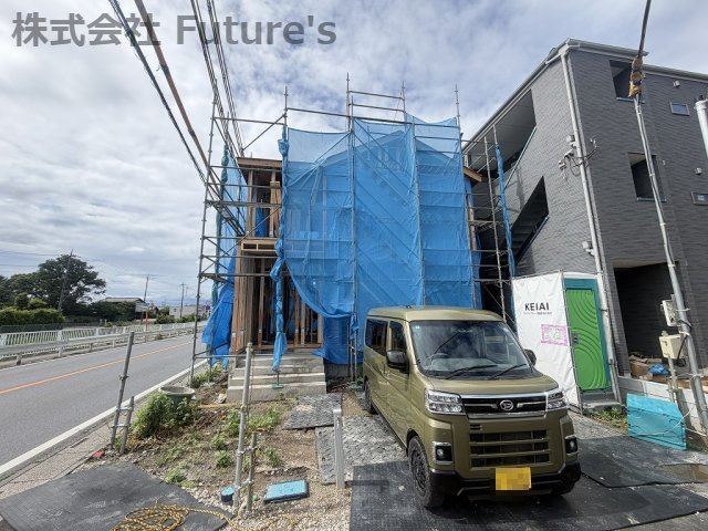 三郷市幸房　新築戸建　全1棟の外観|現地の写真になります。