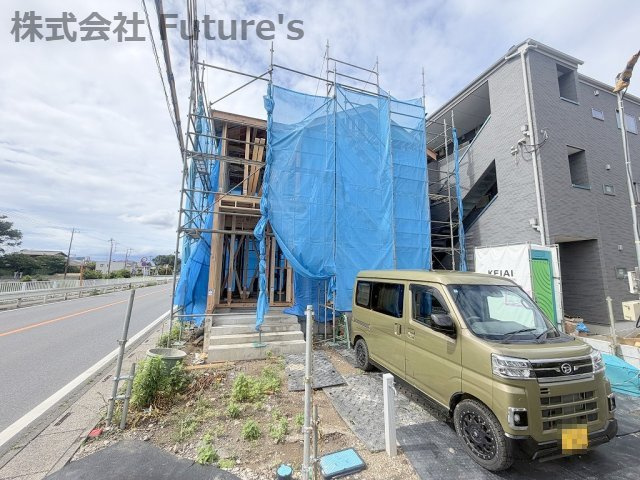 三郷市幸房　新築戸建　全1棟の外観|現地の写真になります。