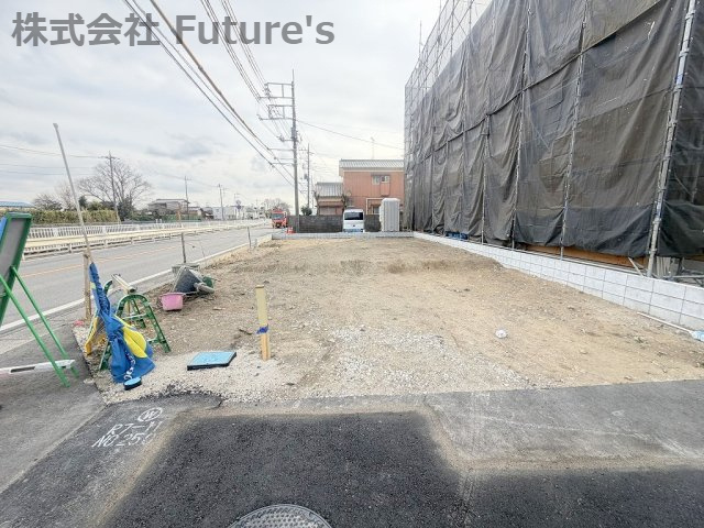 三郷市幸房　新築戸建　全1棟の外観|現地の写真になります。
