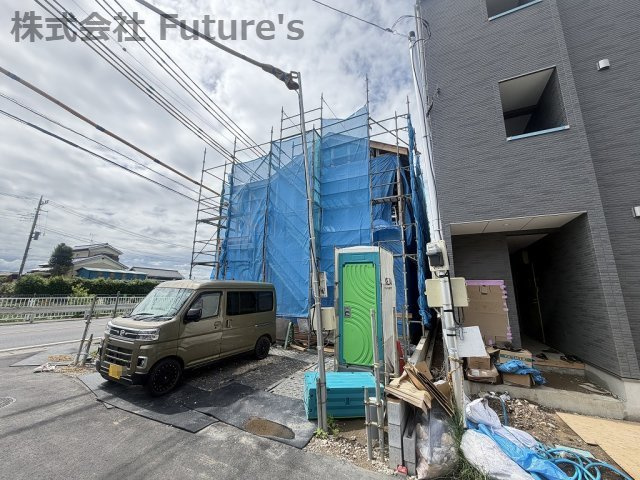 三郷市幸房　新築戸建　全1棟の外観|現地の写真になります。