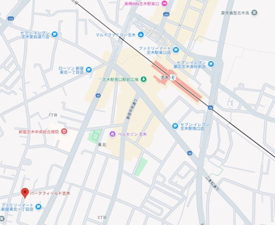 【地図】 | パークフィールド志木