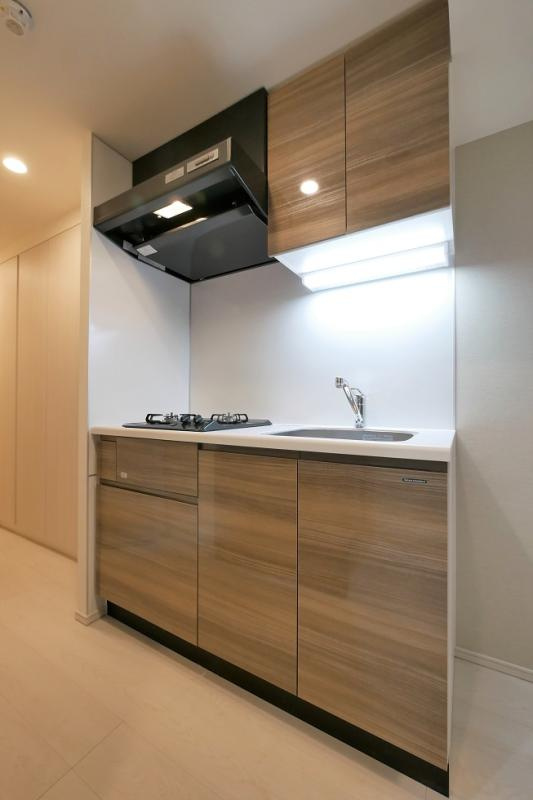 アークマーク大森町アジールコートのキッチン|2口ガスシステムキッチン