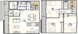 高浜市田戸町戸建賃貸　　刈谷市近郊の賃貸ならクラスホーム刈谷店の間取り
