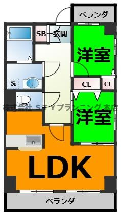 仲介手数料0円！ALESSIAの間取り
