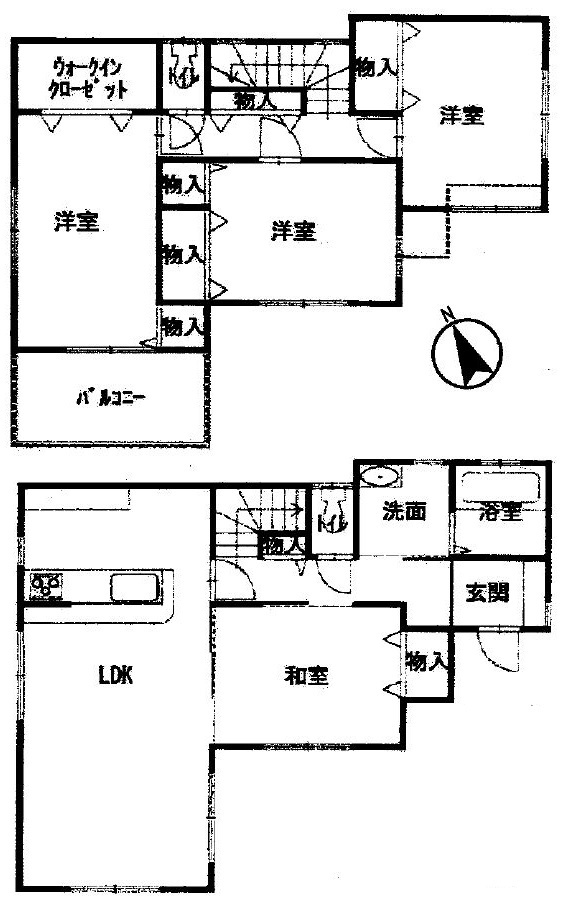 東金市滝　中古戸建の間取り|図面と現況に相違がある場合、現況を優先致します。