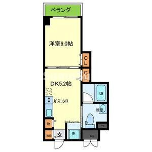 エスペランサ御影Ⅱの間取り
