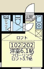 ユナイト金沢八景セシル・パウエルの間取り