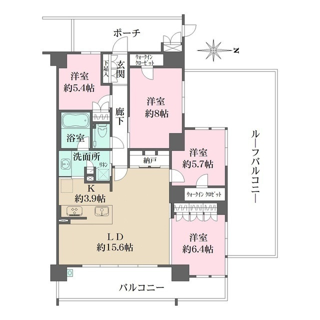 プレミスト西宮北口ザレジデンスの間取り