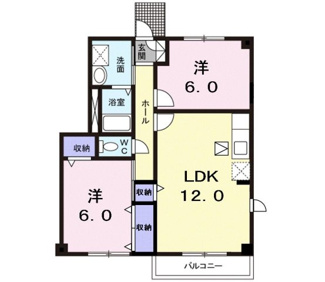 【間取り】 | サンパティーク　Ａ棟