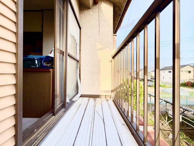 古河市茶屋新田中古戸建のバルコニー