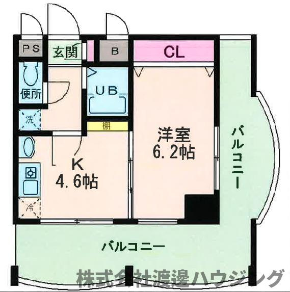 プレステージ立花の間取り