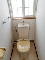 清潔感のあるトイレです